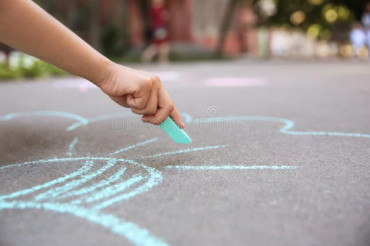 В Колодищах пройдет мероприятие для детей "Рисунки на асфальте"