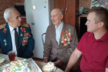 Один из последних ветеранов Великой отечественной войны в Колодищах отметил 95-летие