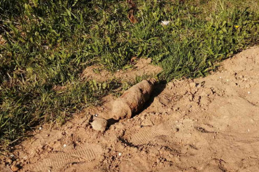 В Колодищах нашли учебный танковый снаряд. И это не на Полигоне 