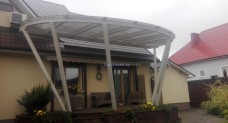 Стеклянные перегородки, ограждения, козырьки.