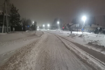 Обстановка на дорогах в Колодищах утром 9 января