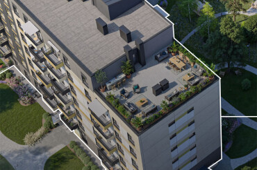 В Зелёной гавани продают квартиру со 126-метровой террасой на крыше