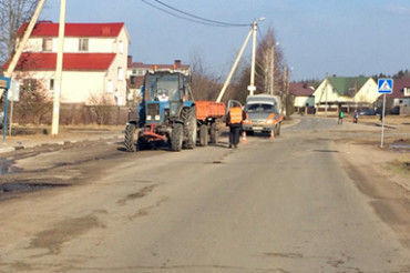 Дорогу по улице Волмянский шлях обещают отремонтировать при улучшении погодных условий