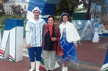 Участница самодеятельности Колодищанского ДК приняла участие в фестивале "Славянский базар"
