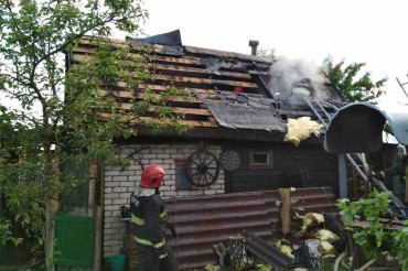 Пожар в бане случился в поселке Городище Колодищанского сельсовета
