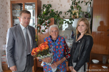 Долгожительнице из агрогородка Колодищи исполнилось 100 лет