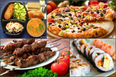 Новый раздел на сайте - доставка еды в аг. Колодищи: обеды, пицца, суши, шашлык