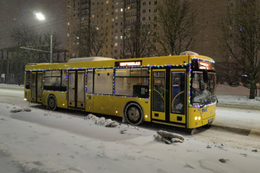 В Минске стали показывать движение новогоднего транспорта на онлайн-карте