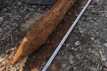 В жилой застройке Колодищи-2 нашли 1,5-метровый несработавший снаряд