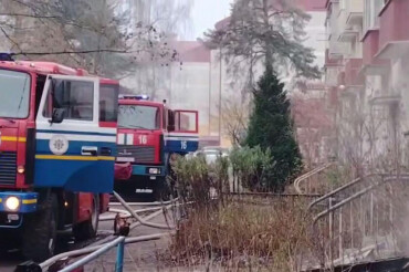 В Колодищах случился пожар в многоквартирном доме по улице Военный городок 