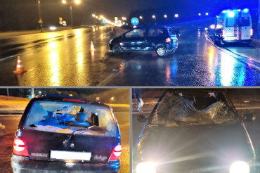 На въезде в Колодищи водитель Renault сбил 29-летнюю девушку