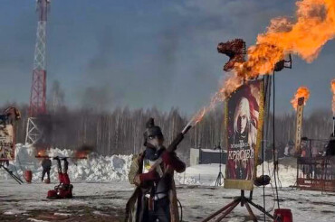 Посмотрите, какое огненное шоу было в Зеленой гавани на празднике "Гукання вясны"