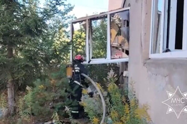 На пожаре в Колодищах погибли два человека