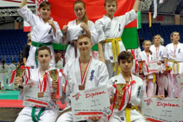 На чемпионате Европы по Киокушинкай карате спортсмен из Колодищ занял третье место