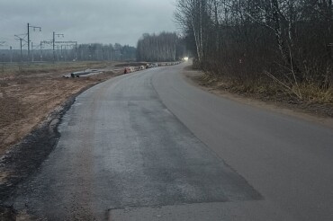 По улице Путейская восстановили асфальтное покрытие после земляных работ 