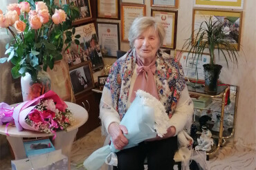 Участнице Великой Отечественной войны Ивановской Ираиде Ивановне исполнилось 99 лет