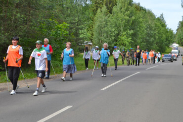 В Колодищах 22 июня прошел трехкилометровый ветеранский марафон