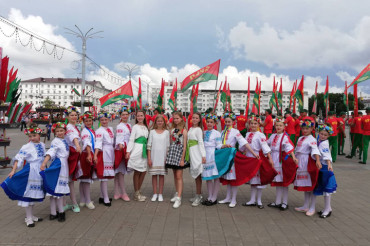 На "Славянском базаре" выступили коллективы Колодищанского дома культуры
