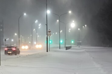 Как Колодищи засыпало снегом вечером 8 января: фото и видео с местных улиц
