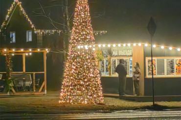 Кафе "На въезде" приглашает украсить общую новогоднюю елку и поучаствовать в благотворительной акции  