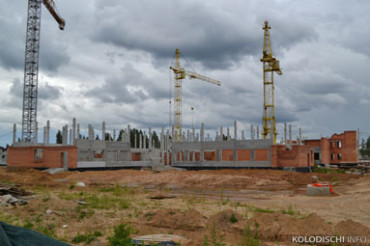 ​Подрядчик: Строительство школы в Колодищах остановлено из-за отсутствия финансирования