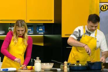Владельцы колодищанского кафе приняли участие в "Народном поваре" на ОНТ