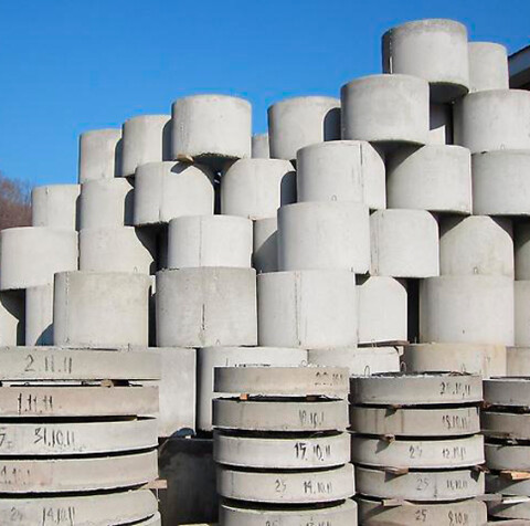 Бетонные кольца для канализации и водопровода. Канализация под ключ. фото 1