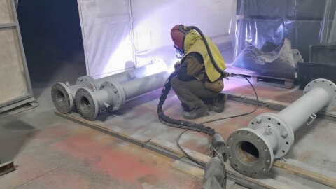 Электродуговая металлизация цинком, алюминием. Полимерное покрытие, покрытие никелем, пескоструйная обработка фото 2