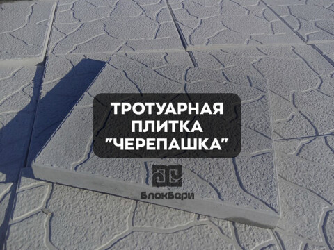 Плитка тротуарная: Кирпичик, Черепашка, Тактильная  фото 2