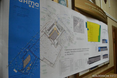 Появилась схема проекта торгового комплекса с магазином "Санта" на Полигоне