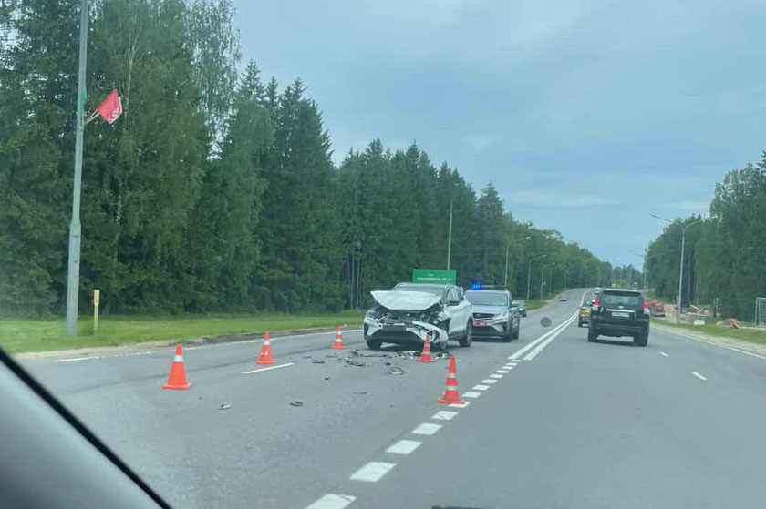 В Колодищах за день произошло два ДТП на одной дороге