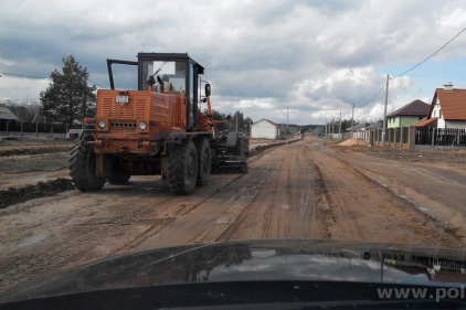 Жители "Полигона" в очередной раз благодарят сельсовет за выравнивание дорог грейдером