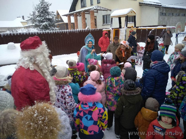 На Полигоне в день открытия арт-клуба прошел новогодний праздник