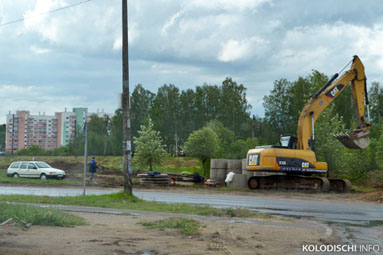 В Колодищах возобновились работы по строительству моста