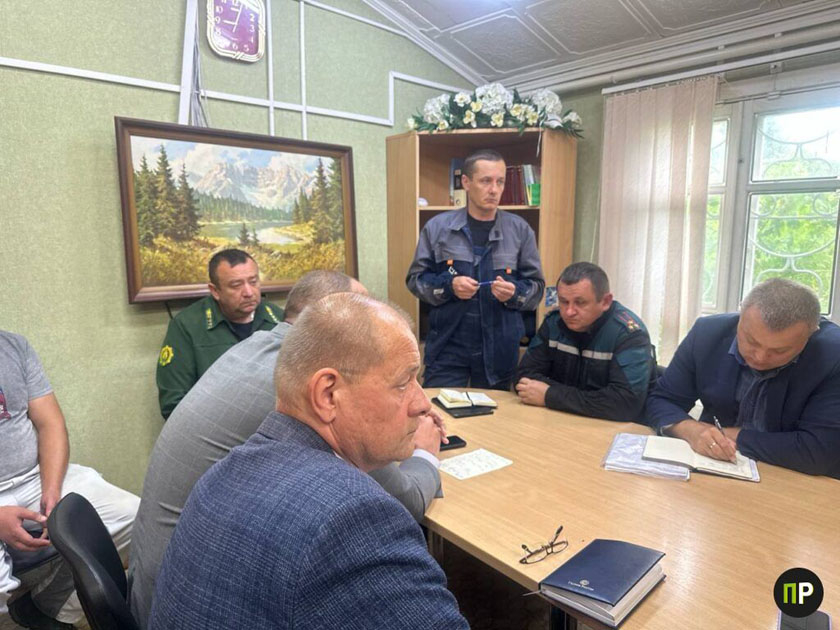 В Колодищах прошло выездное заседание штаба для борьбы с последствиями стихии