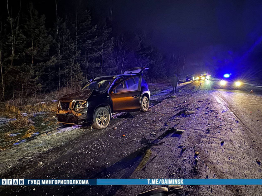 На дороге возле Колодищ был сбит человек, толкающий автомобиль