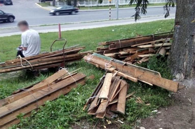 Сельисполком напоминает об ответственности за сброс строительного мусора в неустановленных местах