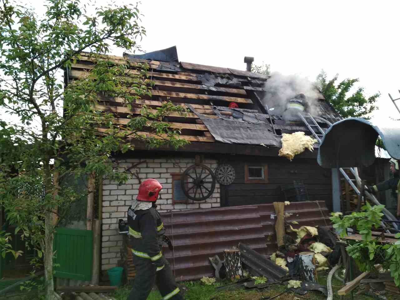 Пожар в бане случился в поселке Городище Колодищанского сельсовета