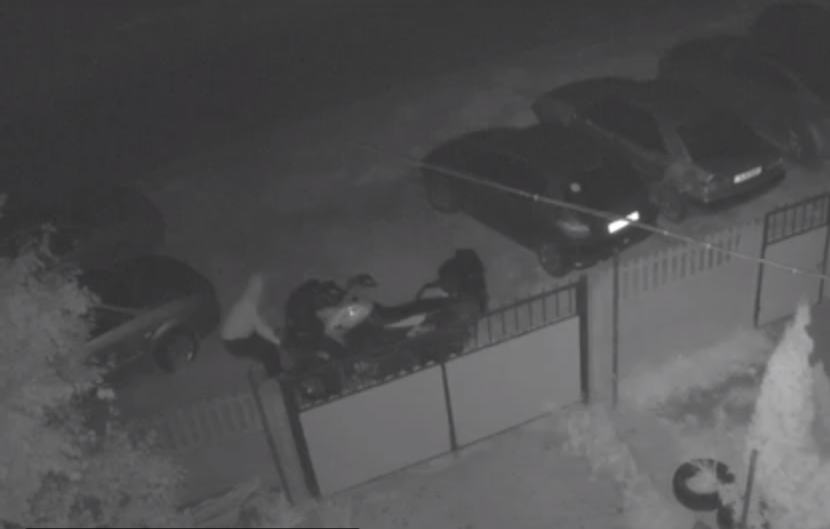 У жителя Колодищ ночью угнали квадроцикл. Видео с камеры наблюдения
