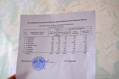 Стало известно, как изменилось население Колодищ за 2018 год