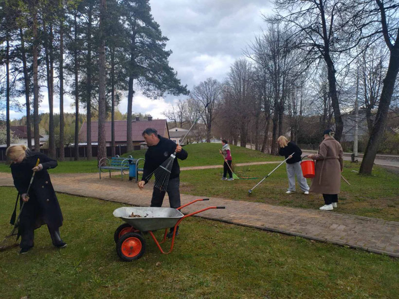 В населенных пунктах Колодищанского сельсовета прошли работы по наведению порядка на земле 