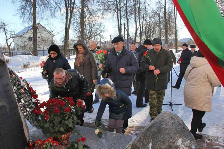 В Колодищах почтили память воинов-интернационалистов, погибших в Афганистане
