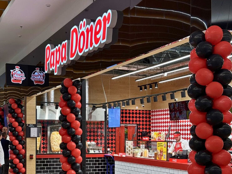 В ТРЦ "Экспобел" открылась донерная известной сети Papa Doner