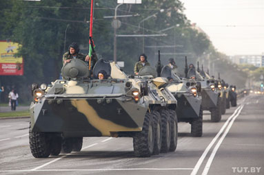 Сегодня пройдет генеральная репетиция парада, в Уручье будет ограничено движение