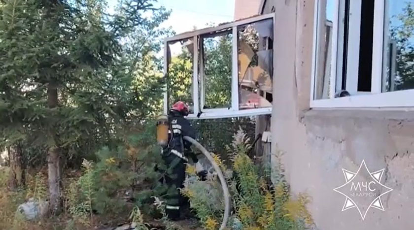 На пожаре в Колодищах погибли два человека