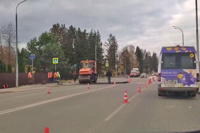 В Колодищах на месте смертельного ДТП оборудовали приподнятый пешеходный переход