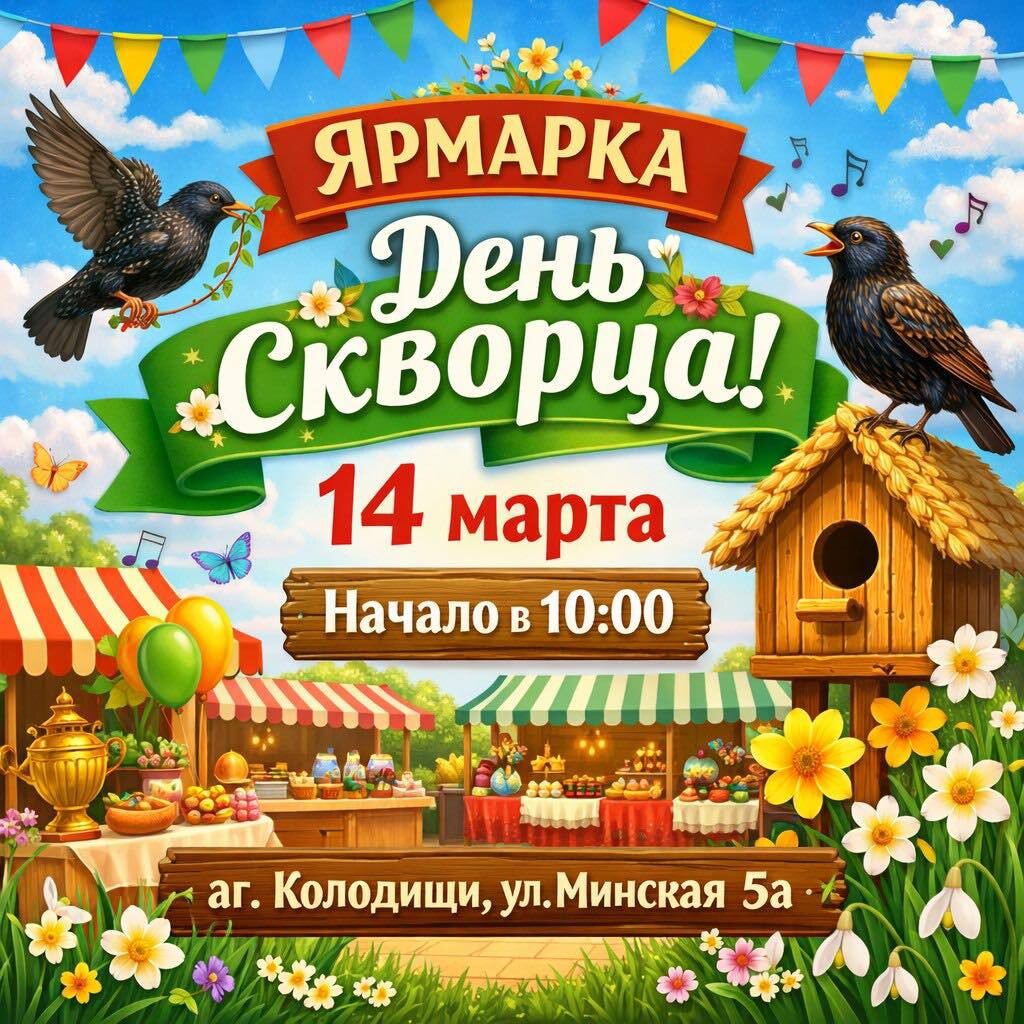 В Колодищах 14 марта пройдёт ярмарка продукции фермеров и ремесленников