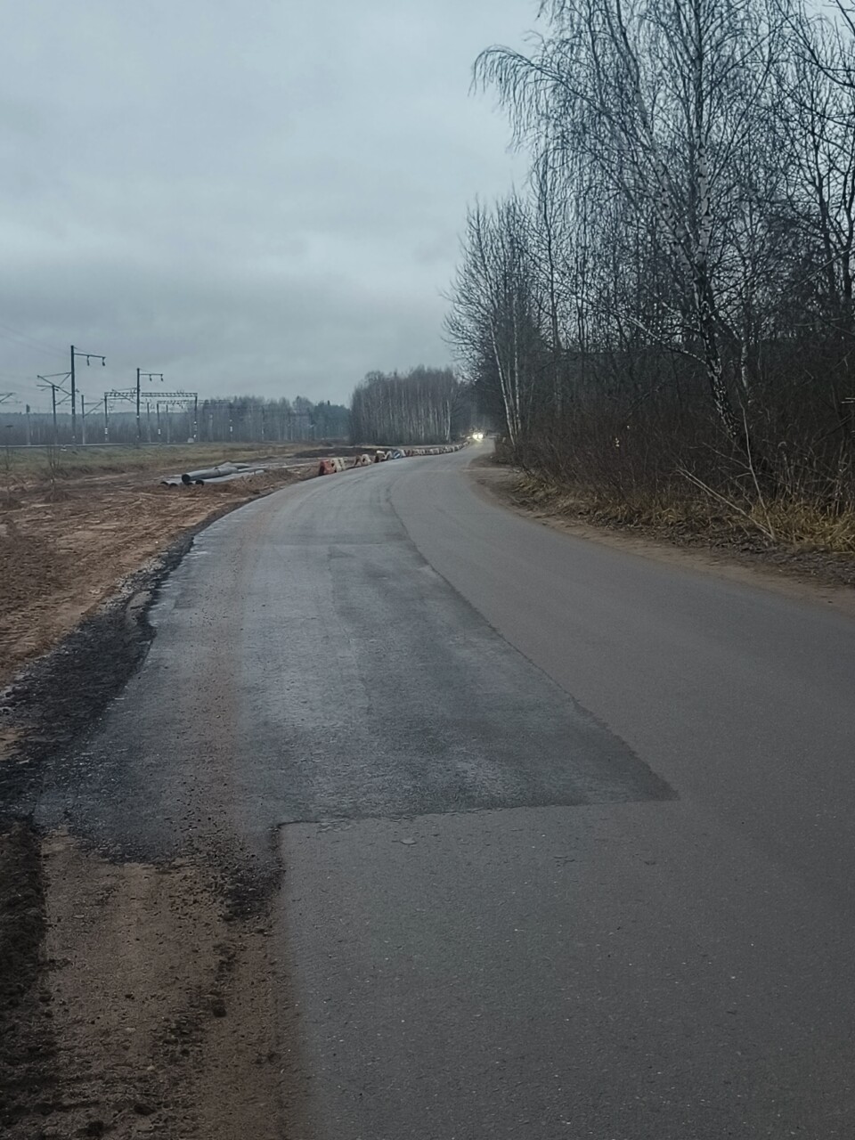 По улице Путейская восстановили асфальтное покрытие после земляных работ 