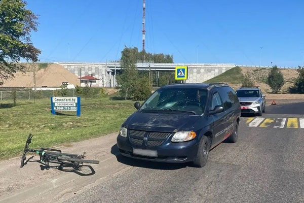 В ДТП в Колодищах травмирован несовершеннолетний велосипедист