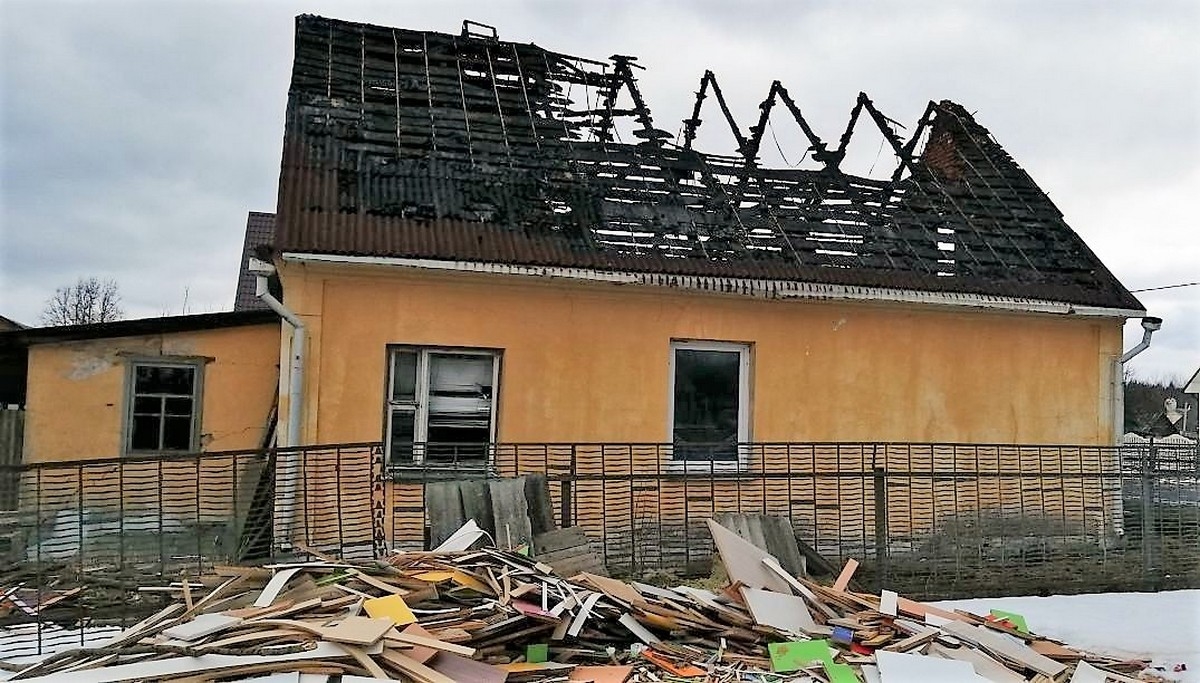 В Колодищах на пожаре в своем доме погиб мужчина